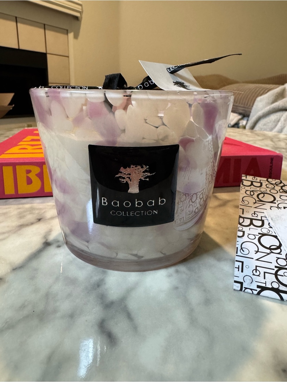 NWT Baobab Collection Pearls White -Max 10 Candle